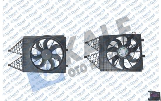 KALE 387245 Fan Grubu Cordoba 02>09 Ibiza Iv 08>16 Toledo Iv 12>19 Fabia I-Ii 99<08-Rapid 12>19  Polo 09> 1.2 1.4-1.9tdi 1.4-1.6 16v(250-80w 394mm 12v)Davlumbazli Fan Motoru